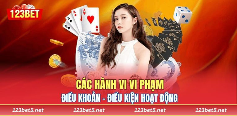 Các hành vi vi phạm điều khoản - điều kiện hoạt động 