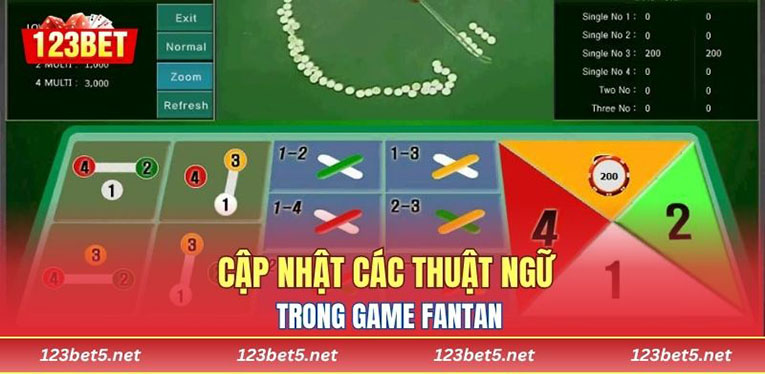 Cập nhật các thuật ngữ trong game Fantan
